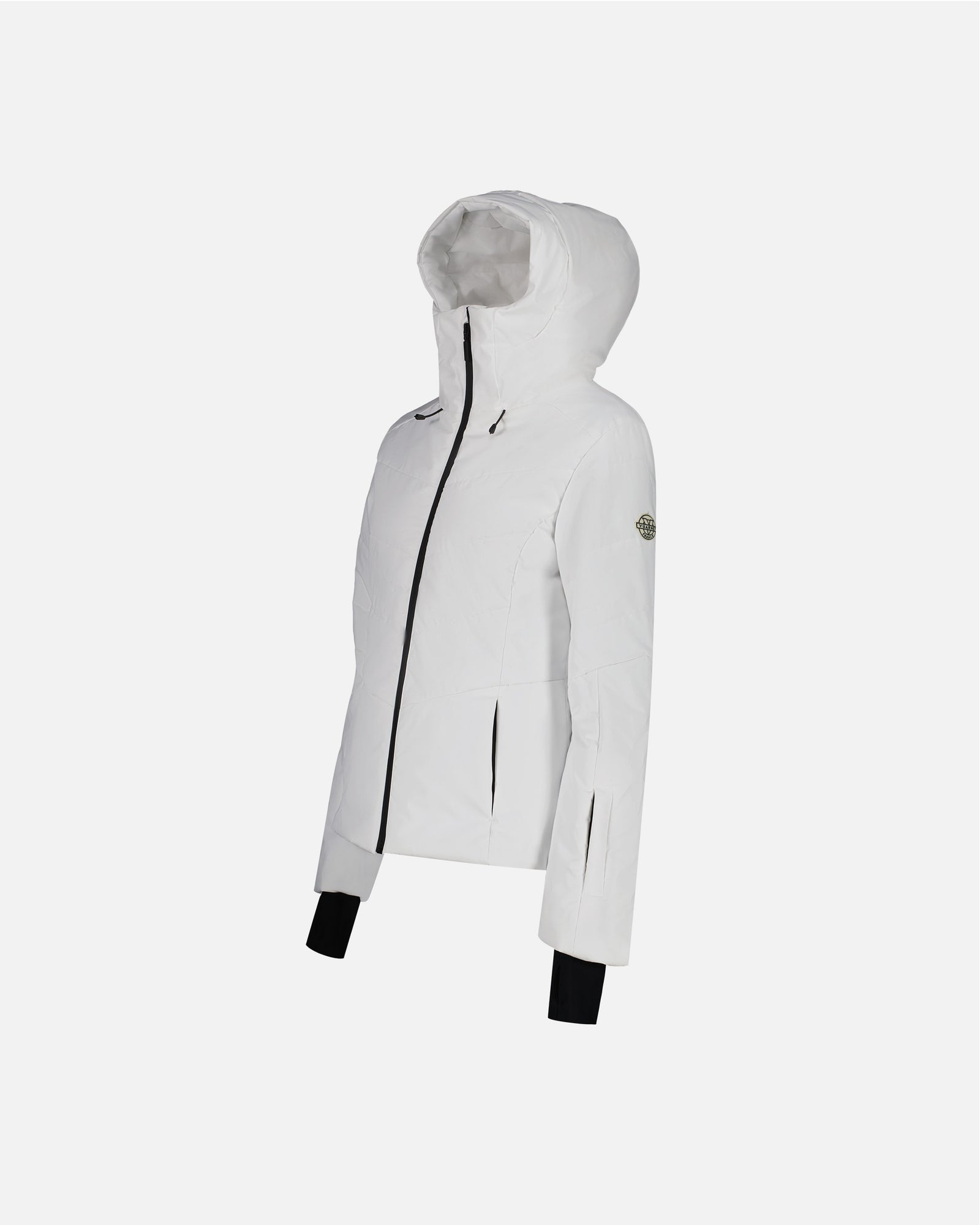 WHITE SKI JACKET WOMEN APEX