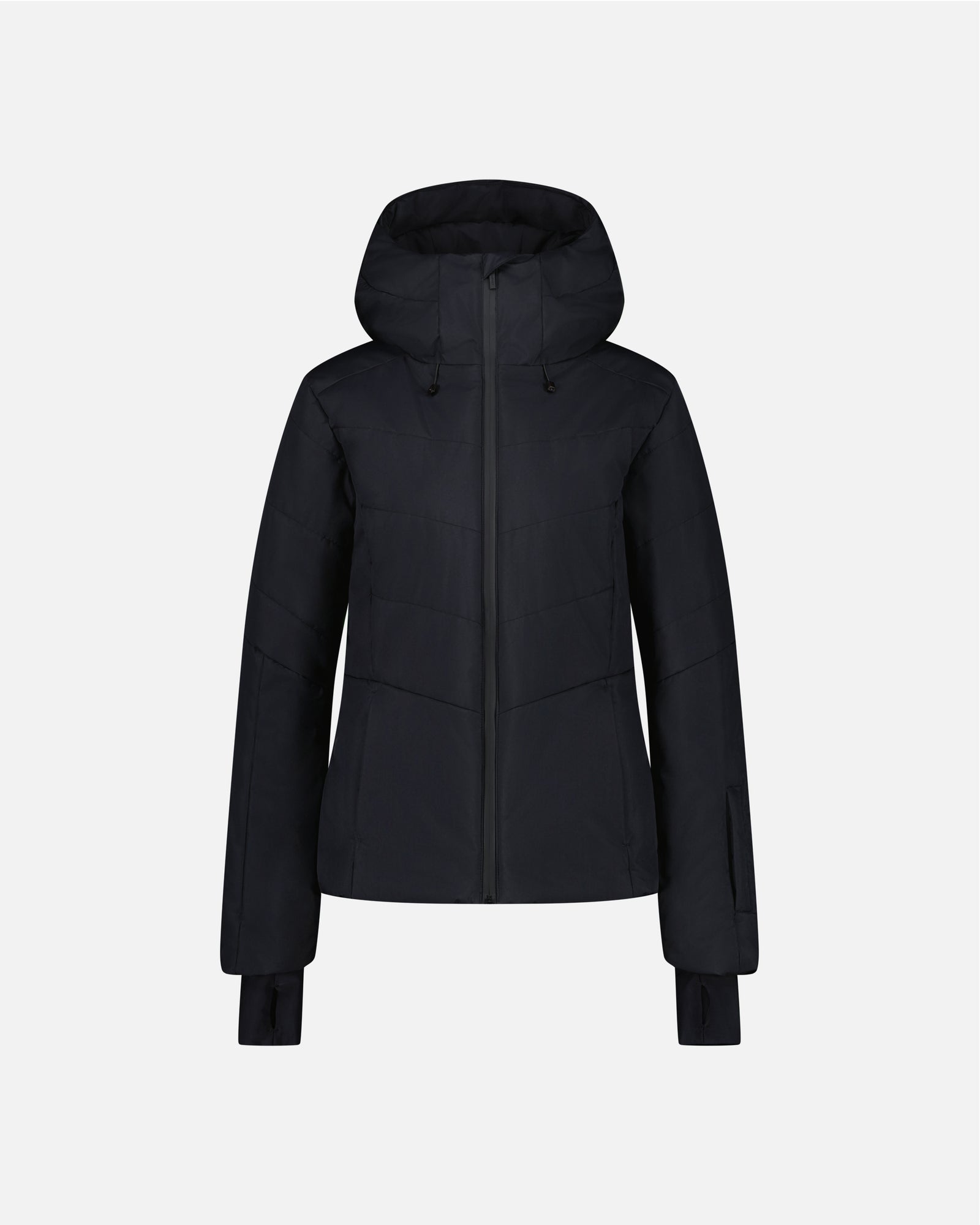 BLACK SKI JACKET WOMEN APEX